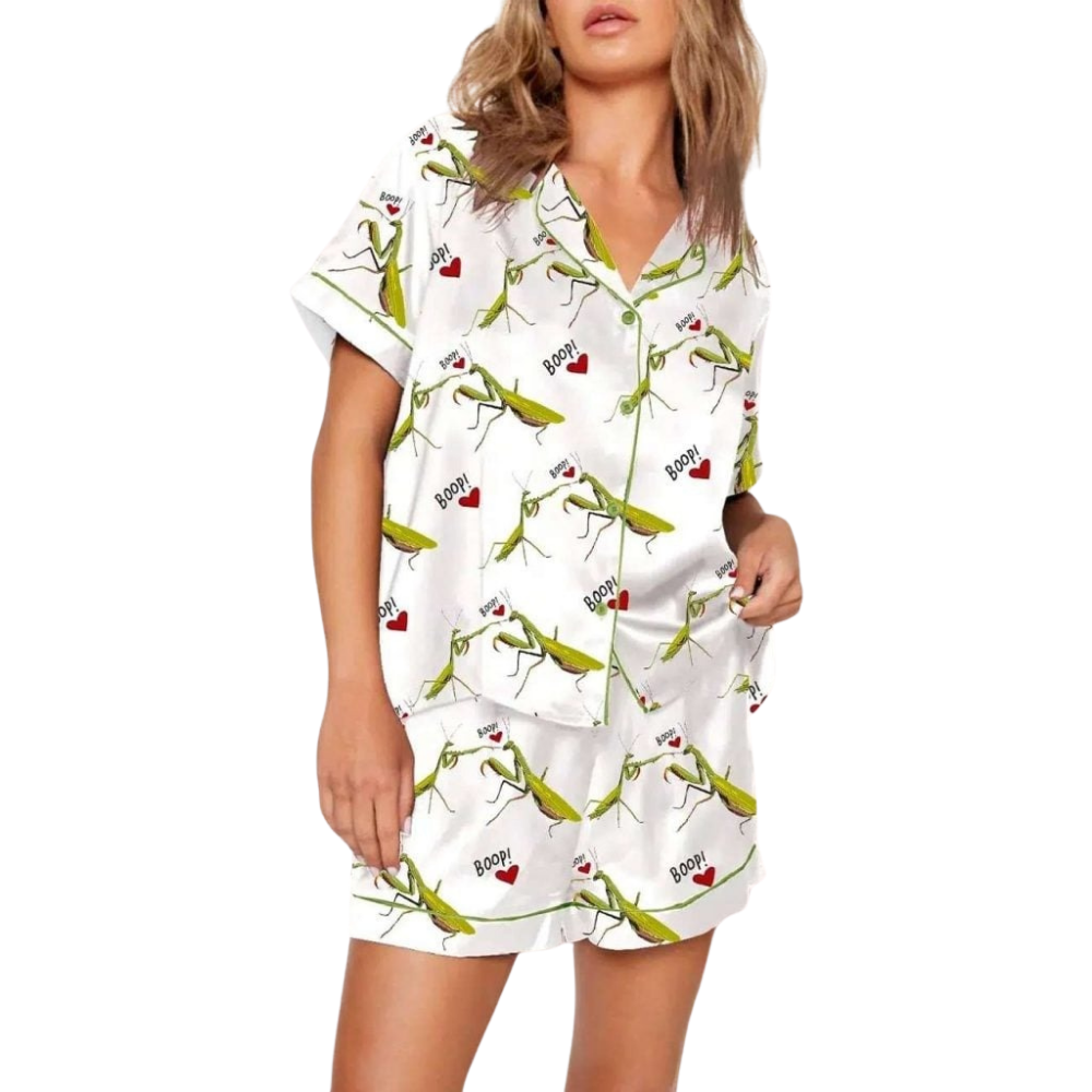 Funny Valentine Boop Printed Pajama Set