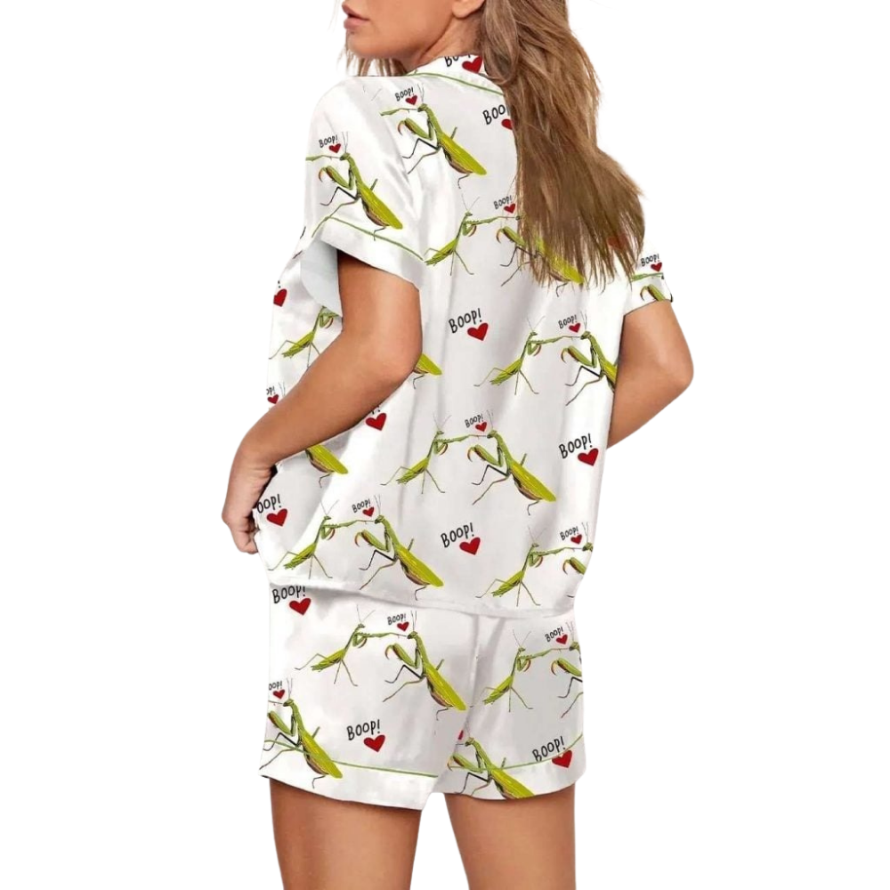 Funny Valentine Boop Printed Pajama Set
