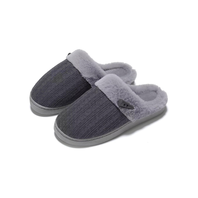 Slip On Fuzzy Memory Foam Slippers