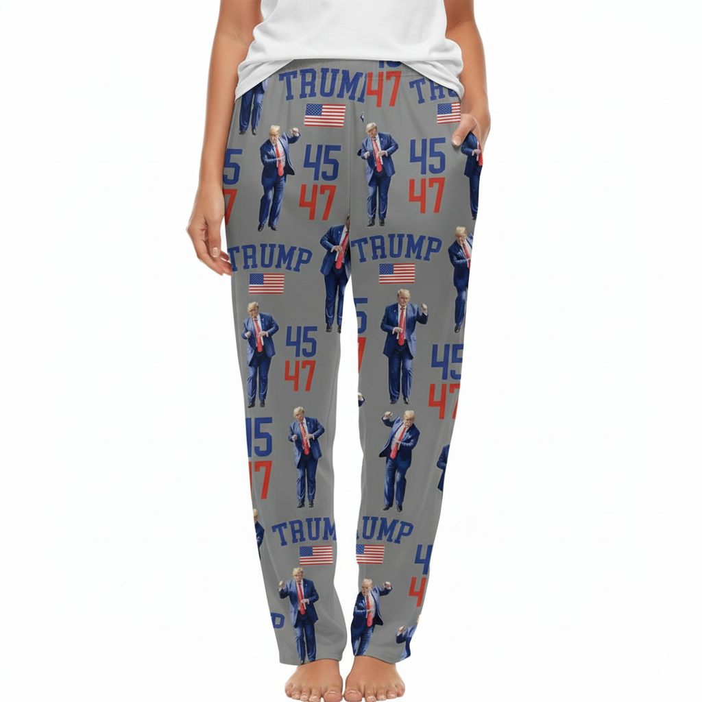 President 45 And 47 Print Pajama Pants