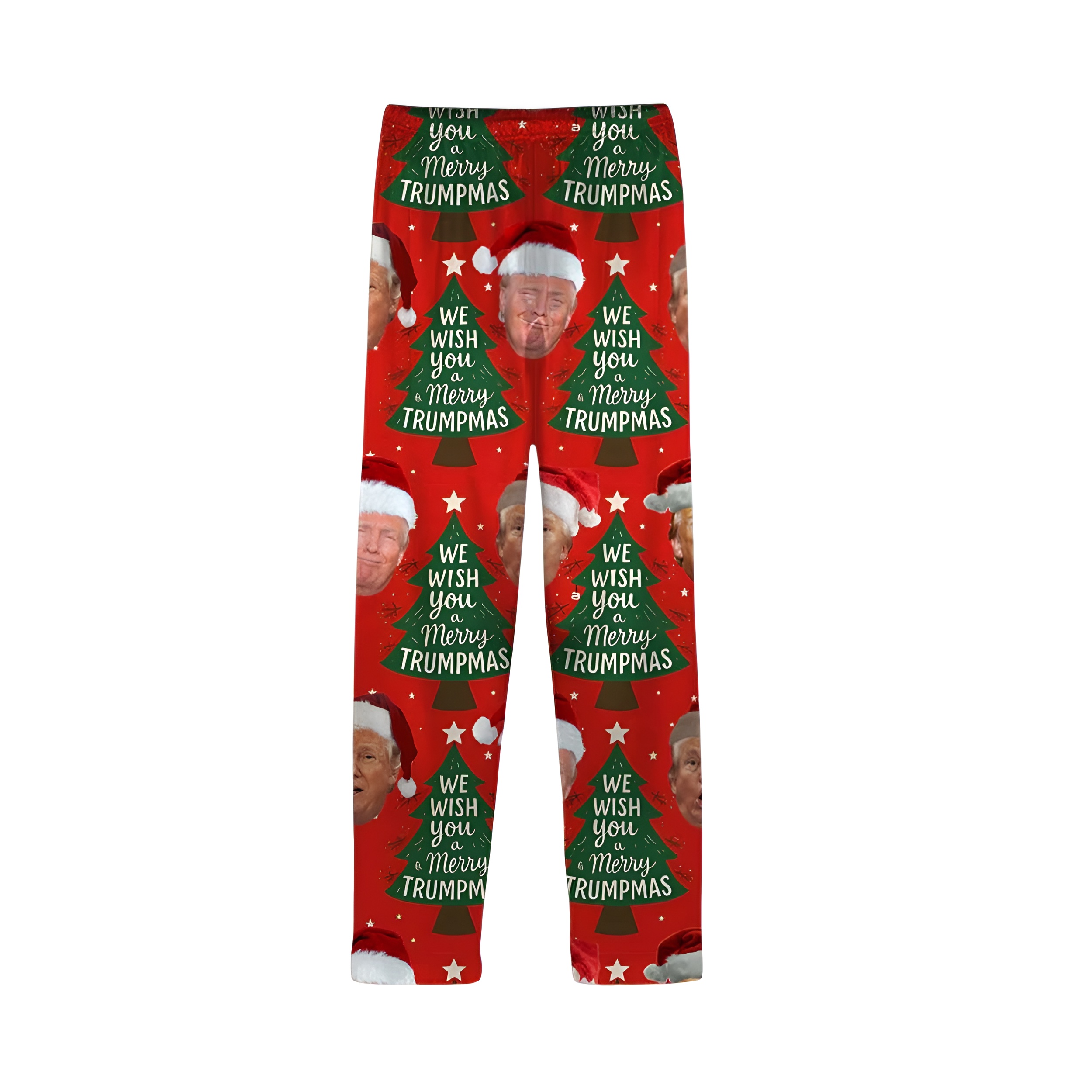 President We Wish You A Merry Printed Pajamas Set
