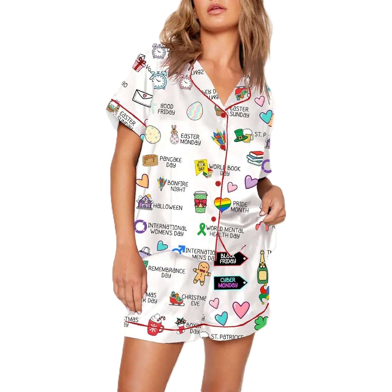 UK Yearly Events Inspired Themed Pajama Set