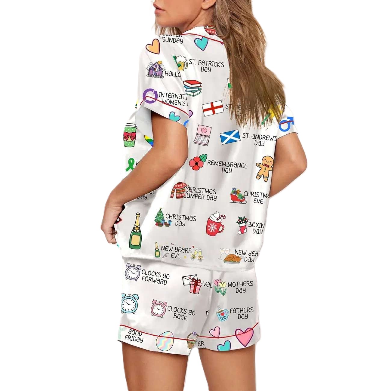 UK Yearly Events Inspired Themed Pajama Set