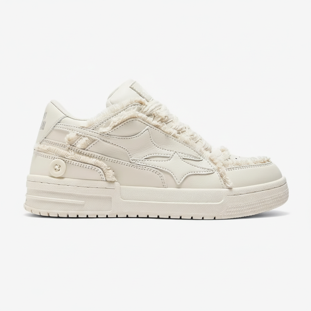 Street Style Chunky Denim Sneakers For Women