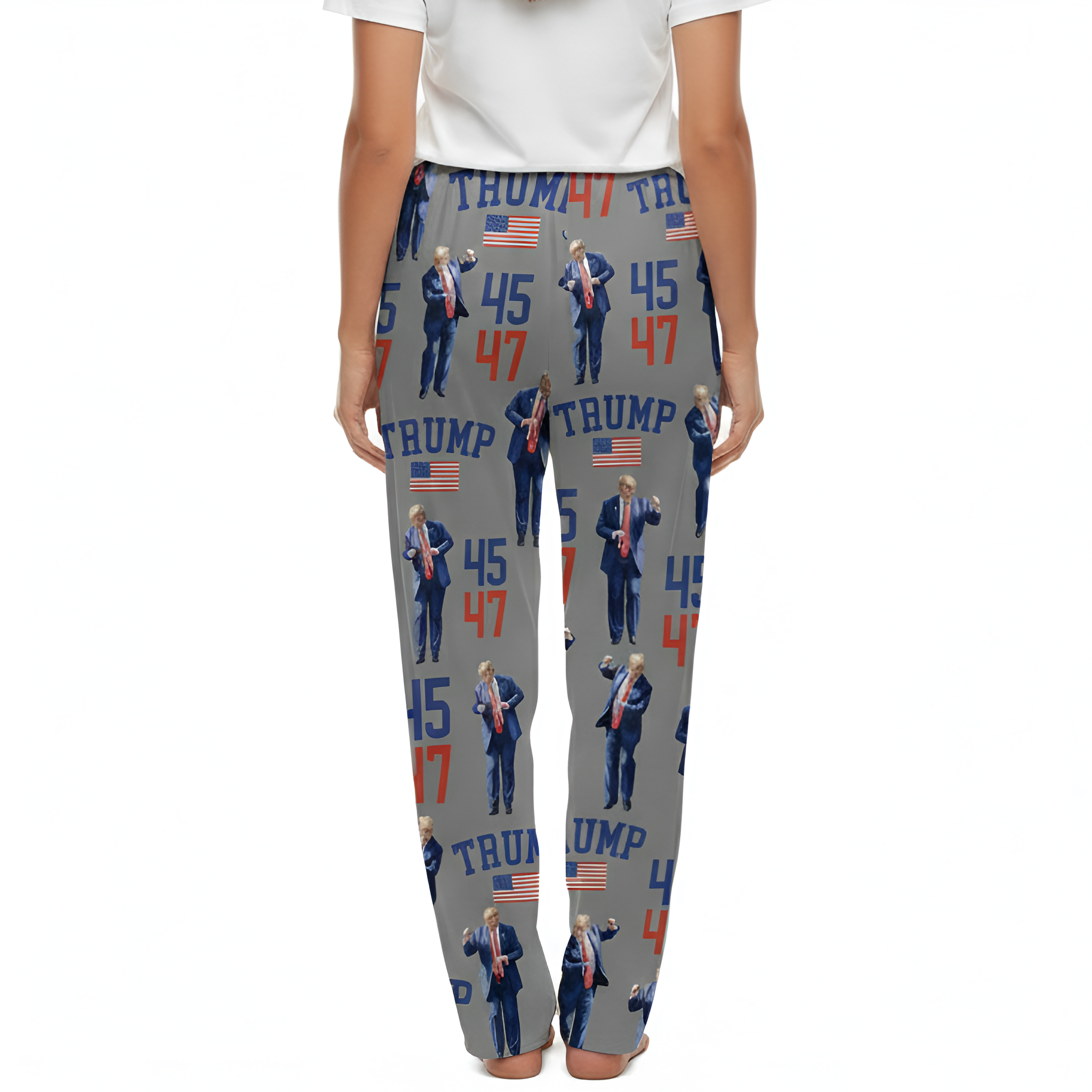 President 45 And 47 Print Pajama Pants