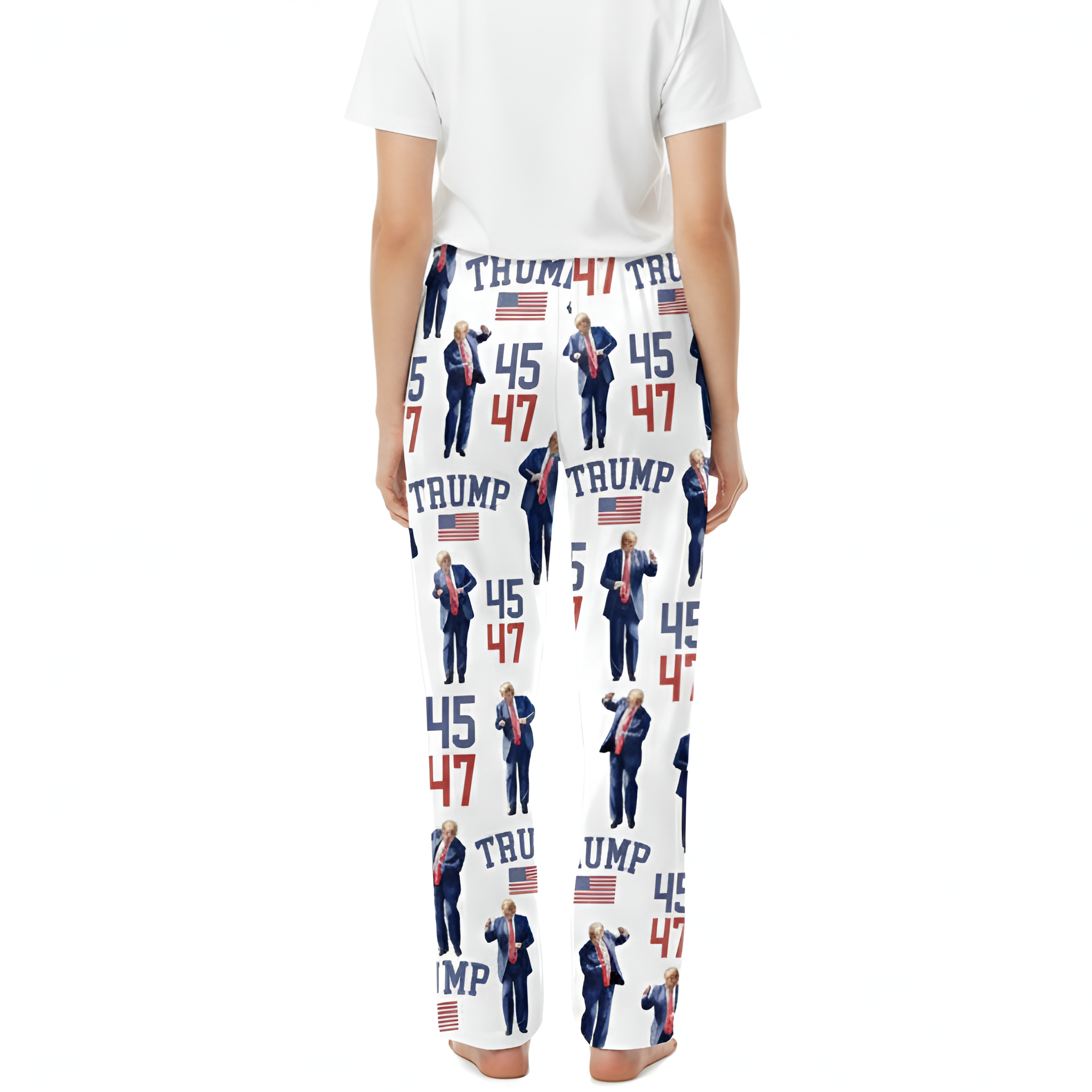 President 45 And 47 Print Pajama Pants