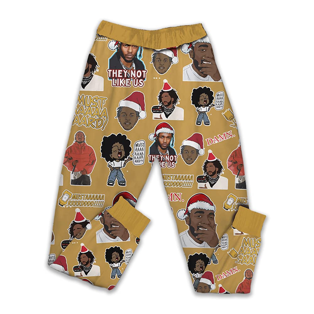 Kendrick Lamar Christmas Pajama Set
