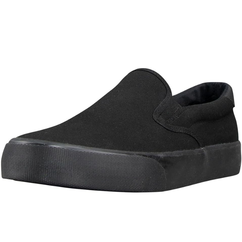 Flexible Sole Slip On Canvas Sneakers