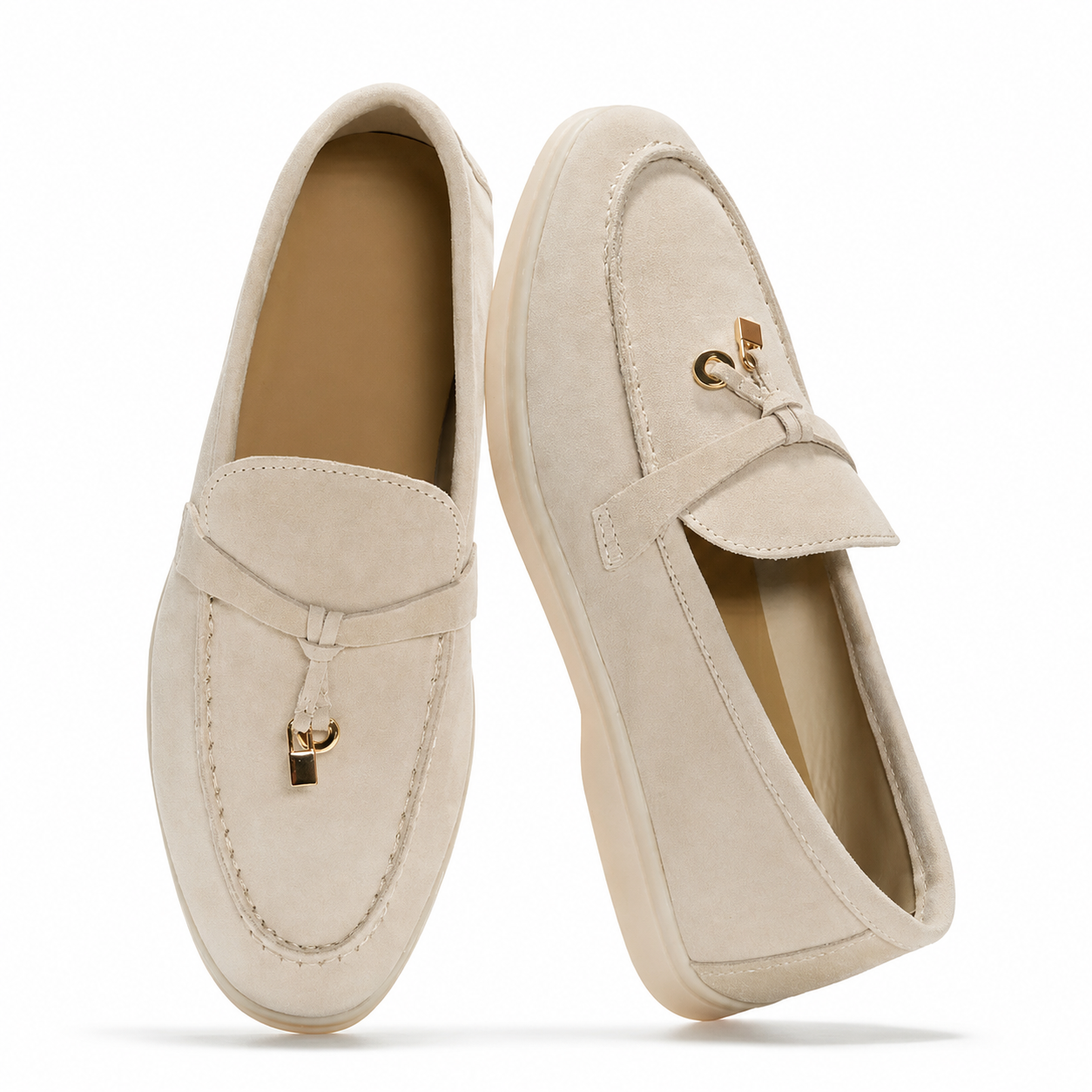 Lightweight Penny Loafers with Cushioned Insole and Non Slip Sole for Women