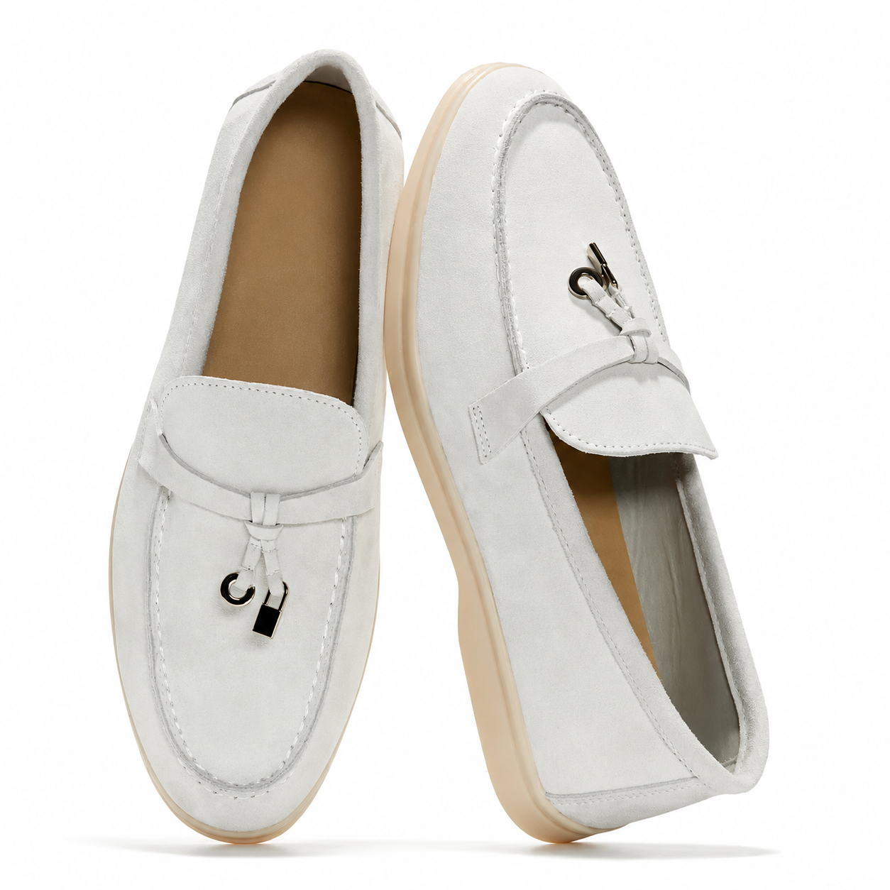 Lightweight Penny Loafers with Cushioned Insole and Non Slip Sole for Women