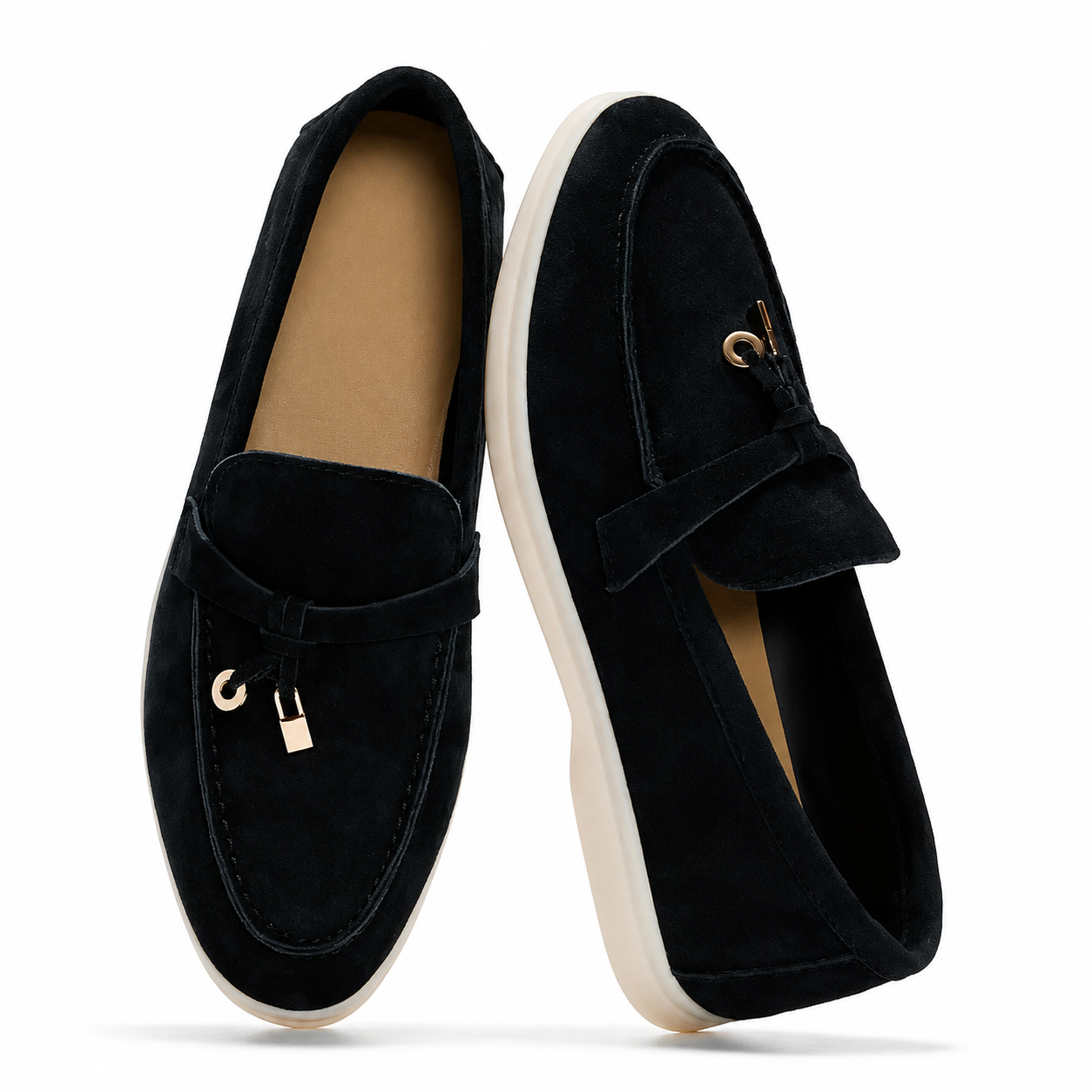 Lightweight Penny Loafers with Cushioned Insole and Non Slip Sole for Women