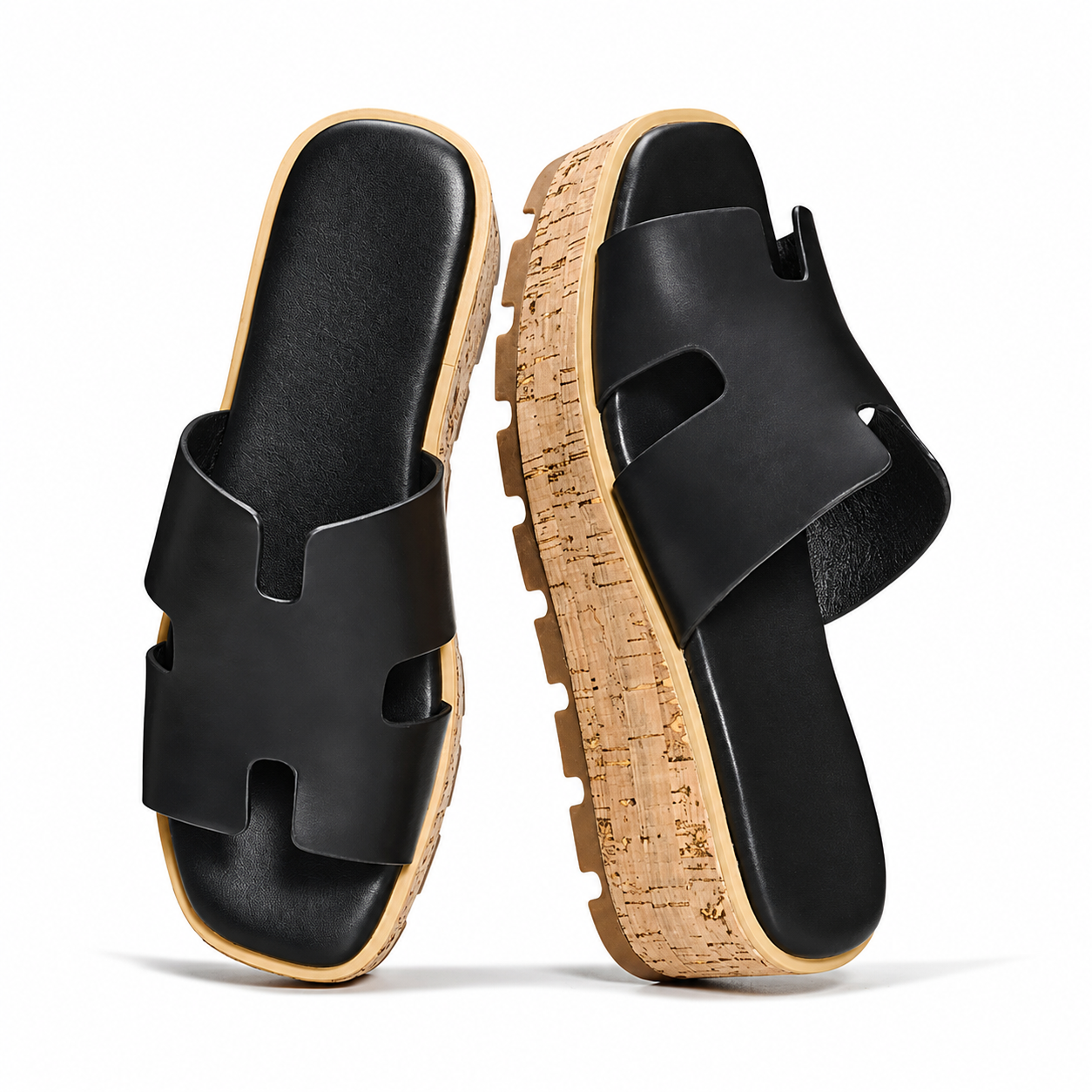 Lightweight Wedge Sandals with Cushioned Insole and Non Slip Sole for Women