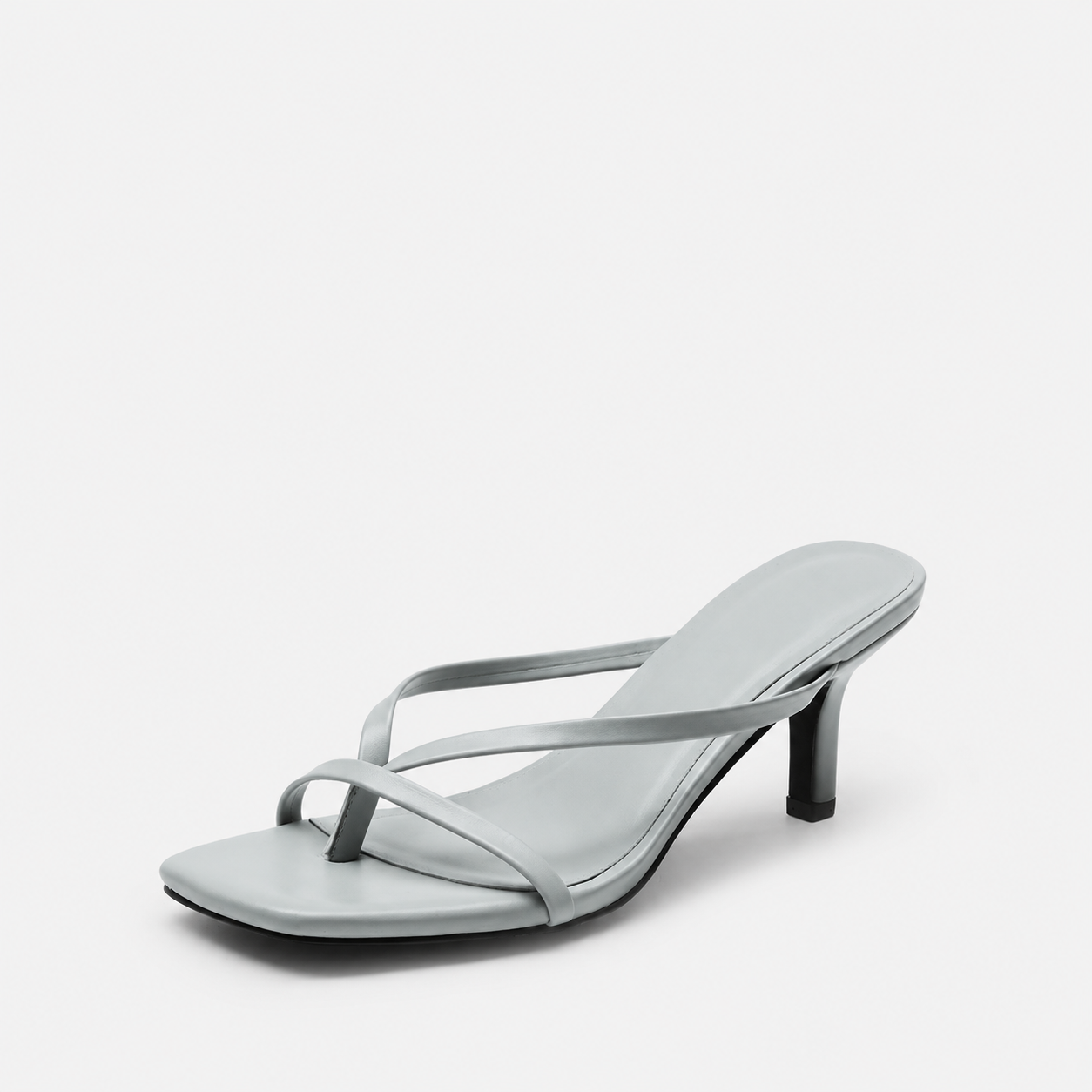 Square Front Slip On Sandals with Cushioned Design for Casual Wear for Women