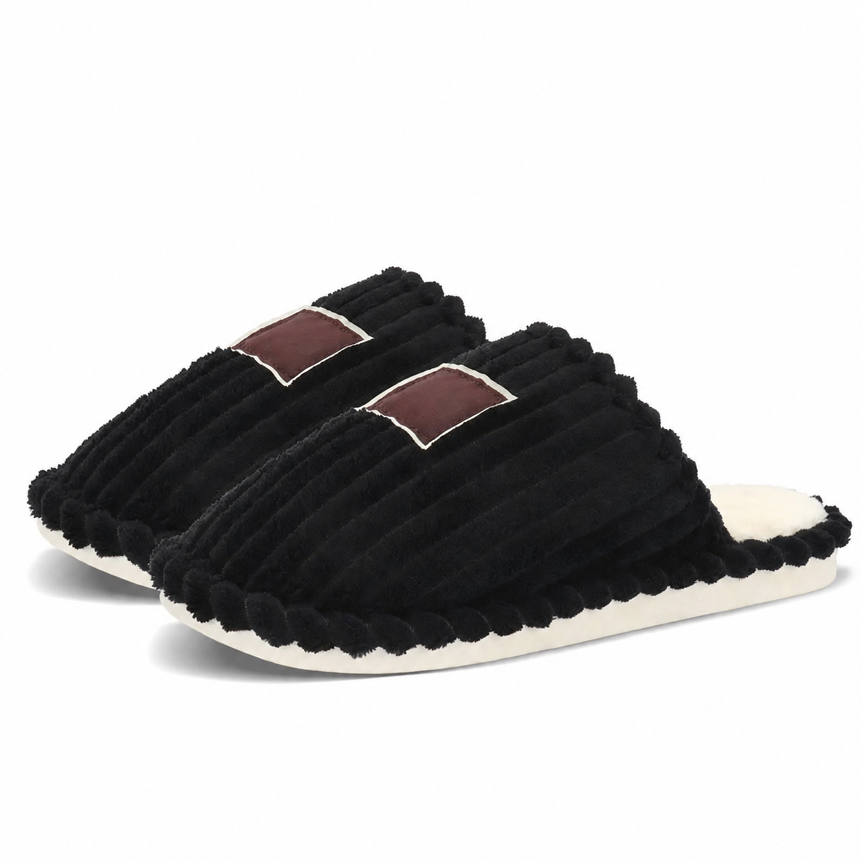 Thick Sole Indoor Outdoor Fur Slippers For Women