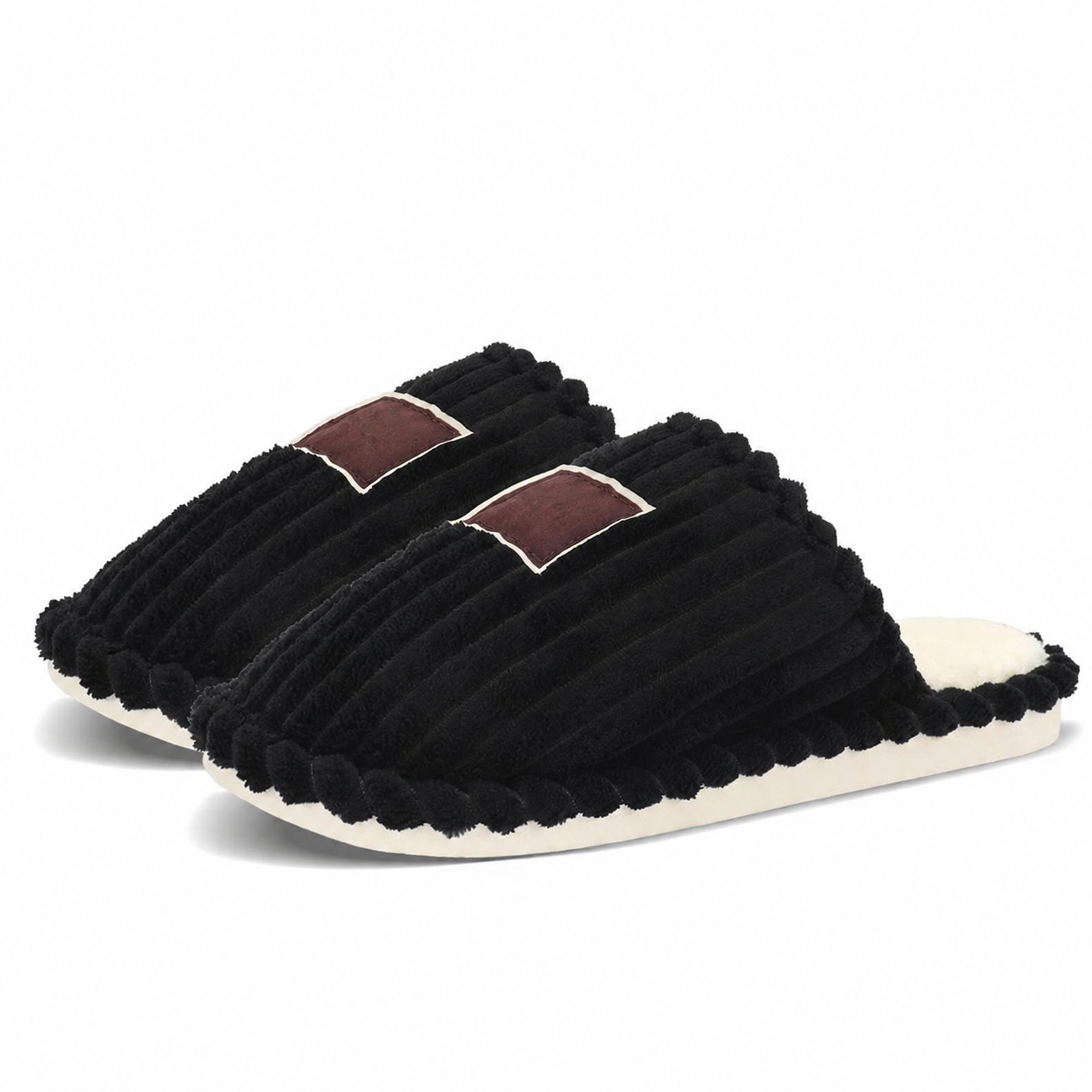 Thick Sole Indoor Outdoor Fur Slippers For Women