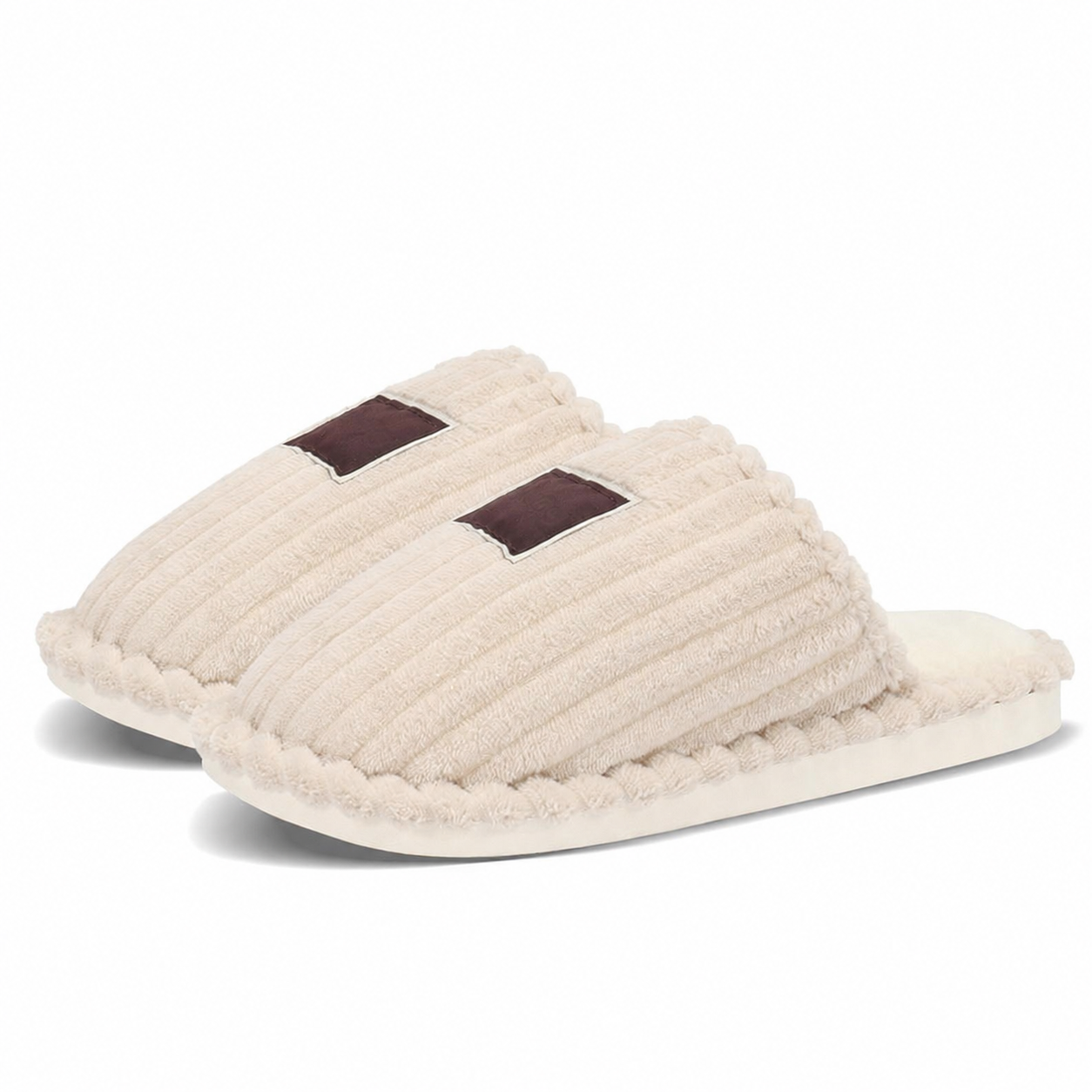Thick Sole Indoor Outdoor Fur Slippers For Women