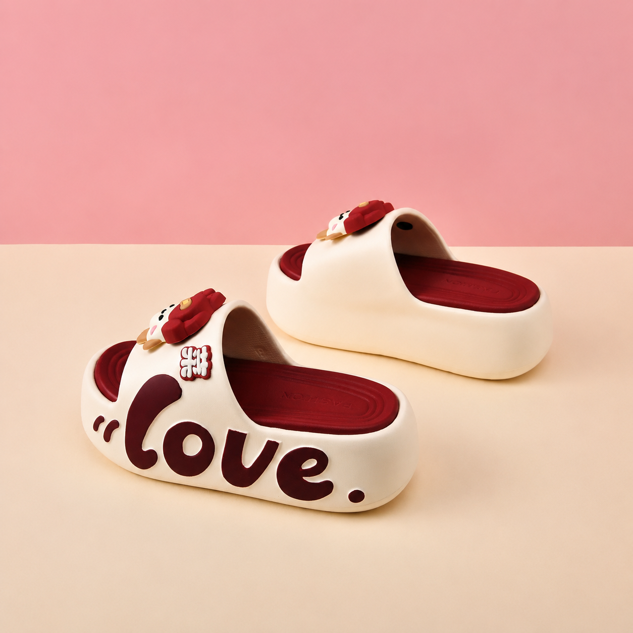 Casual Summer Cartoon Print Eva Slippers For Women