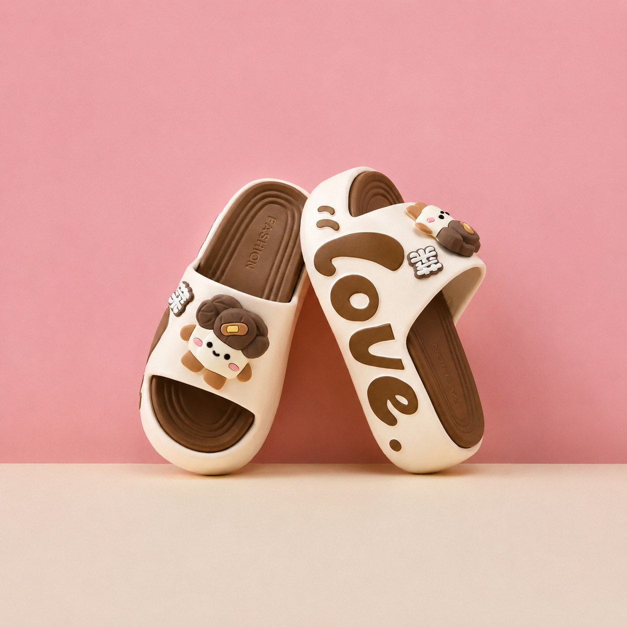Casual Summer Cartoon Print Eva Slippers For Women