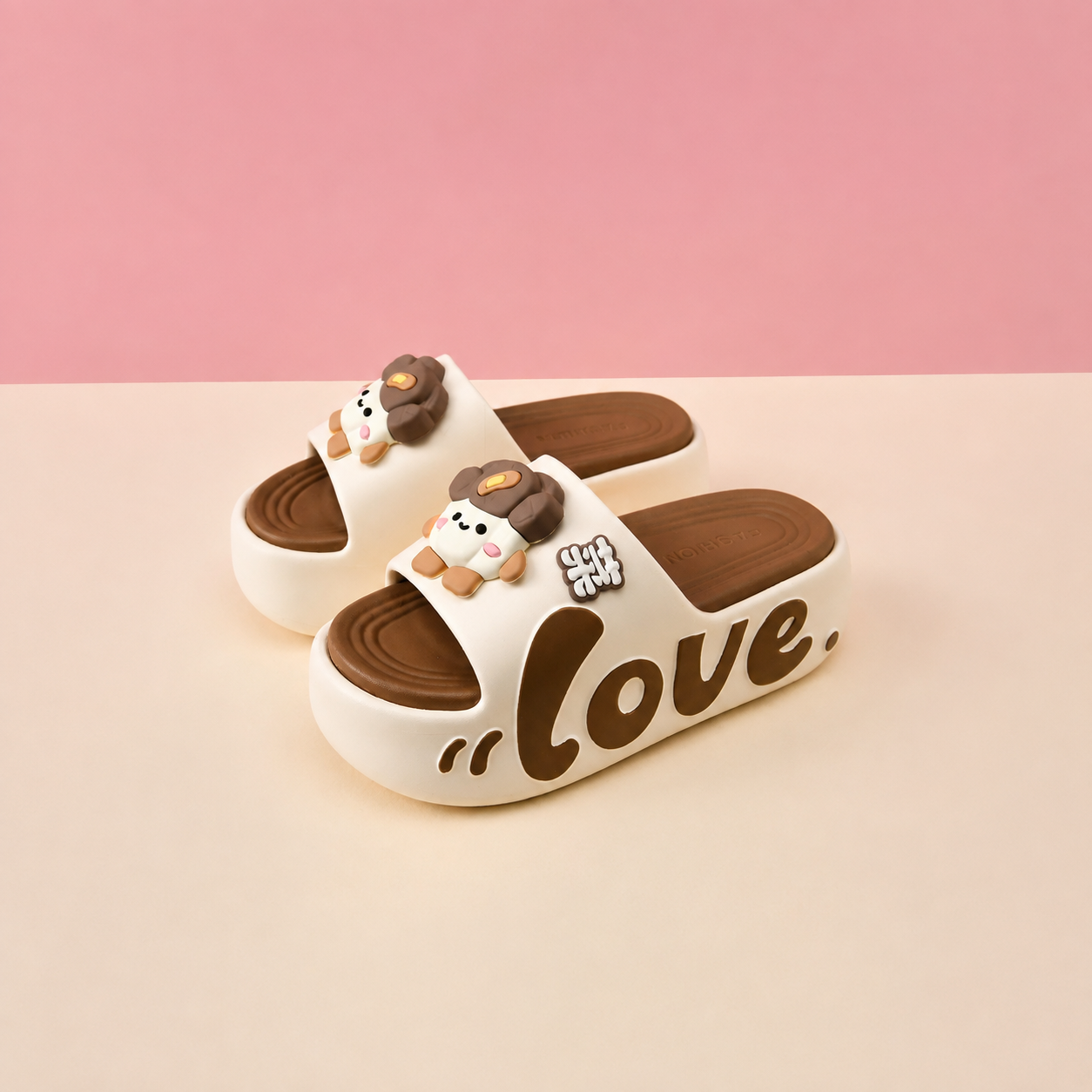 Casual Summer Cartoon Print Eva Slippers For Women