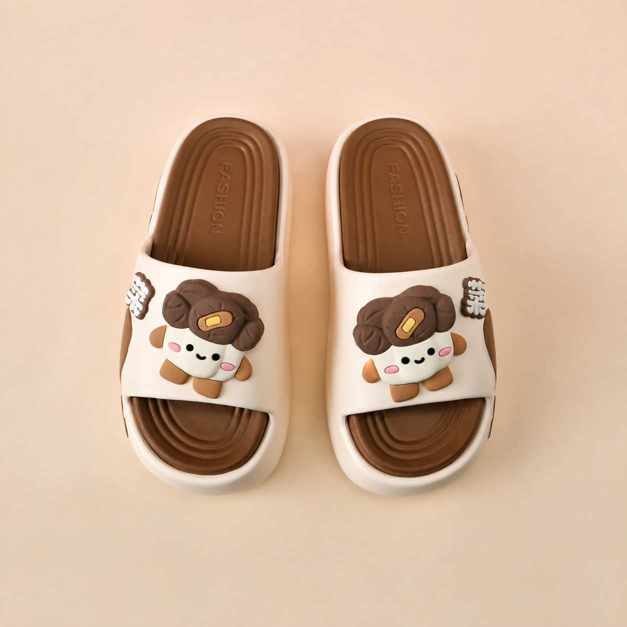 Casual Summer Cartoon Print Eva Slippers For Women