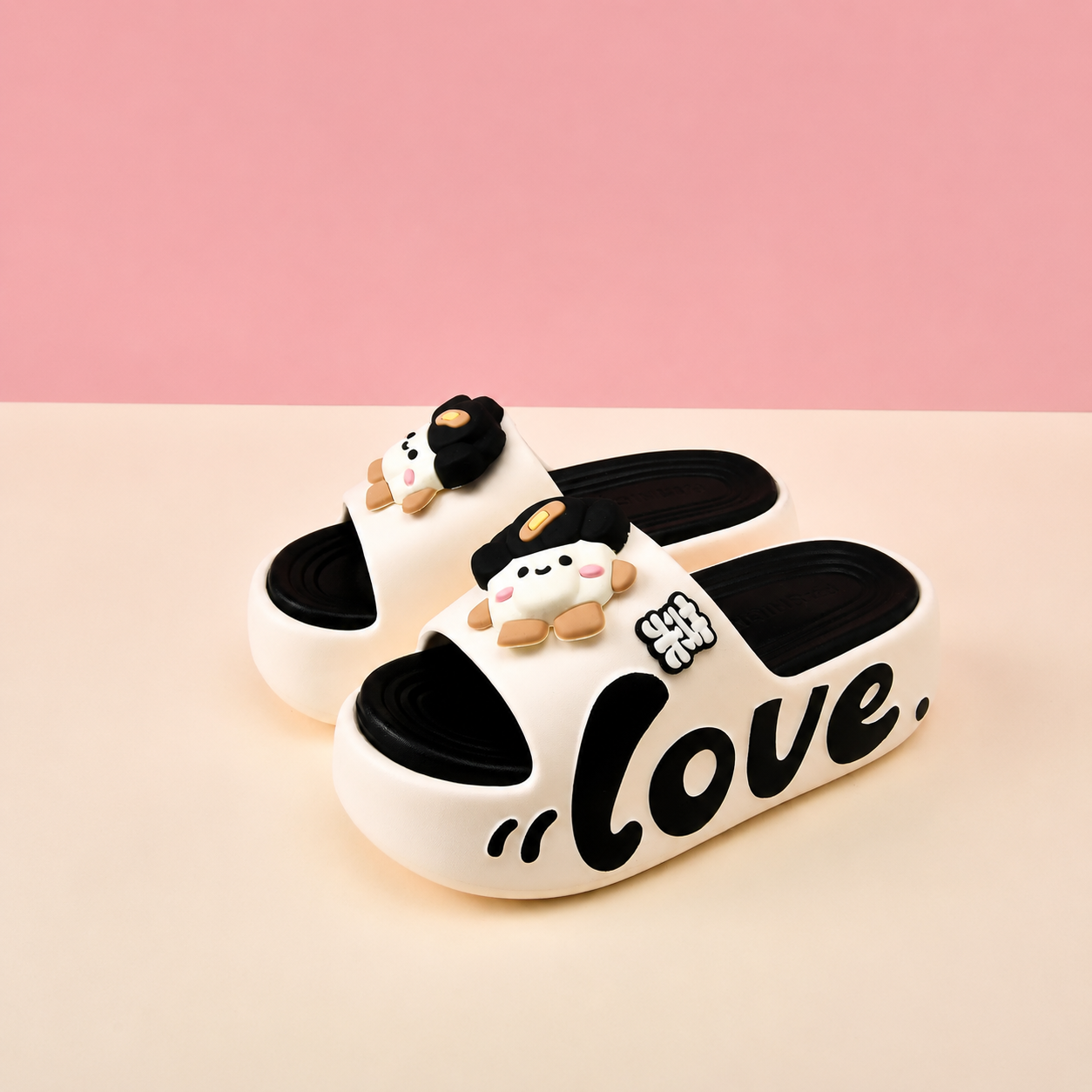 Casual Summer Cartoon Print Eva Slippers For Women