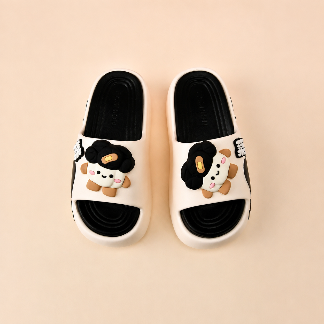 Casual Summer Cartoon Print Eva Slippers For Women