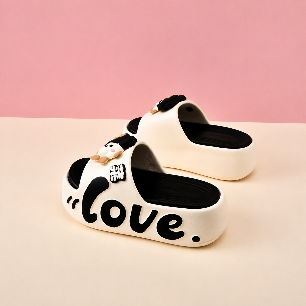 Casual Summer Cartoon Print Eva Slippers For Women