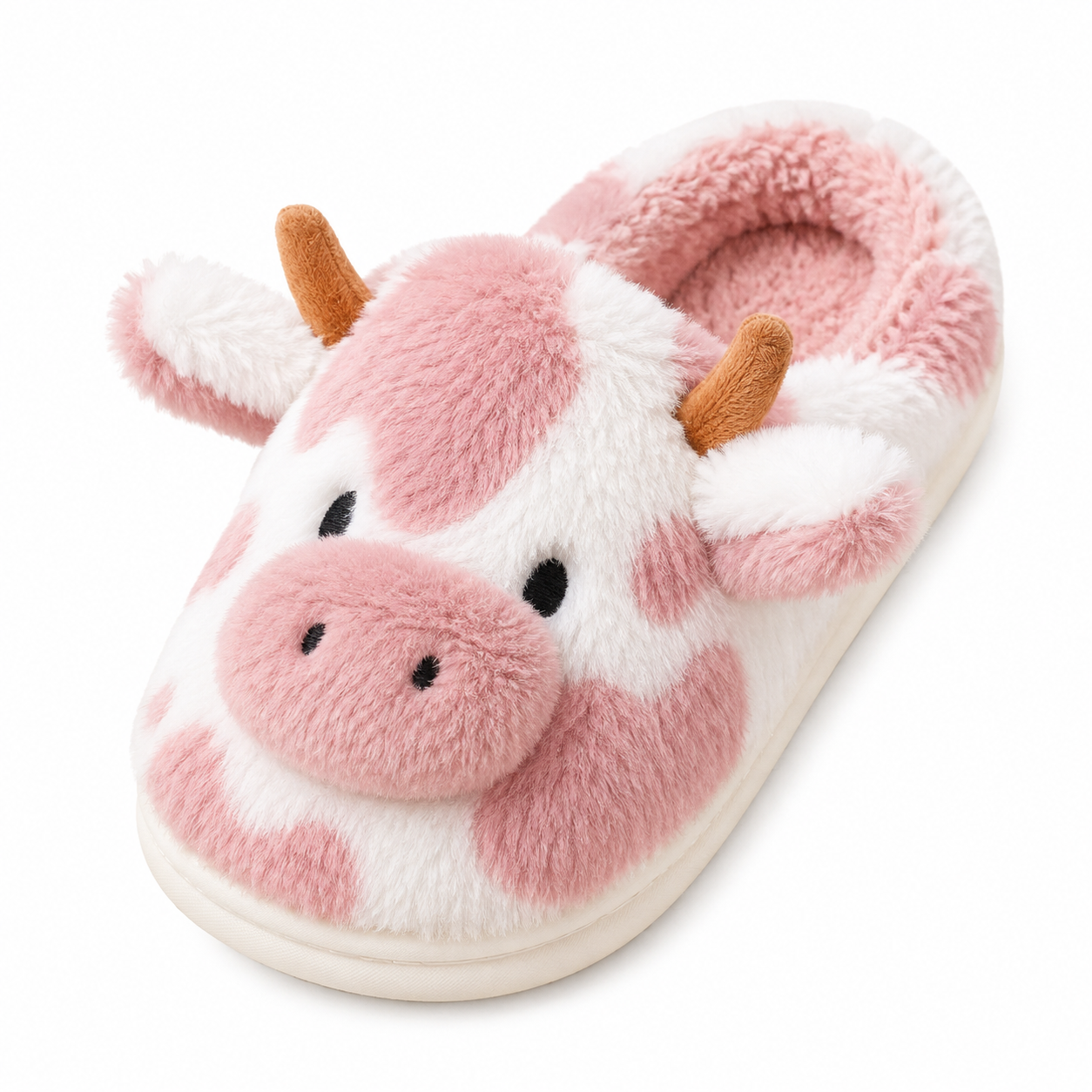 Cartoon Cow Printed Slippers For Casual Wear