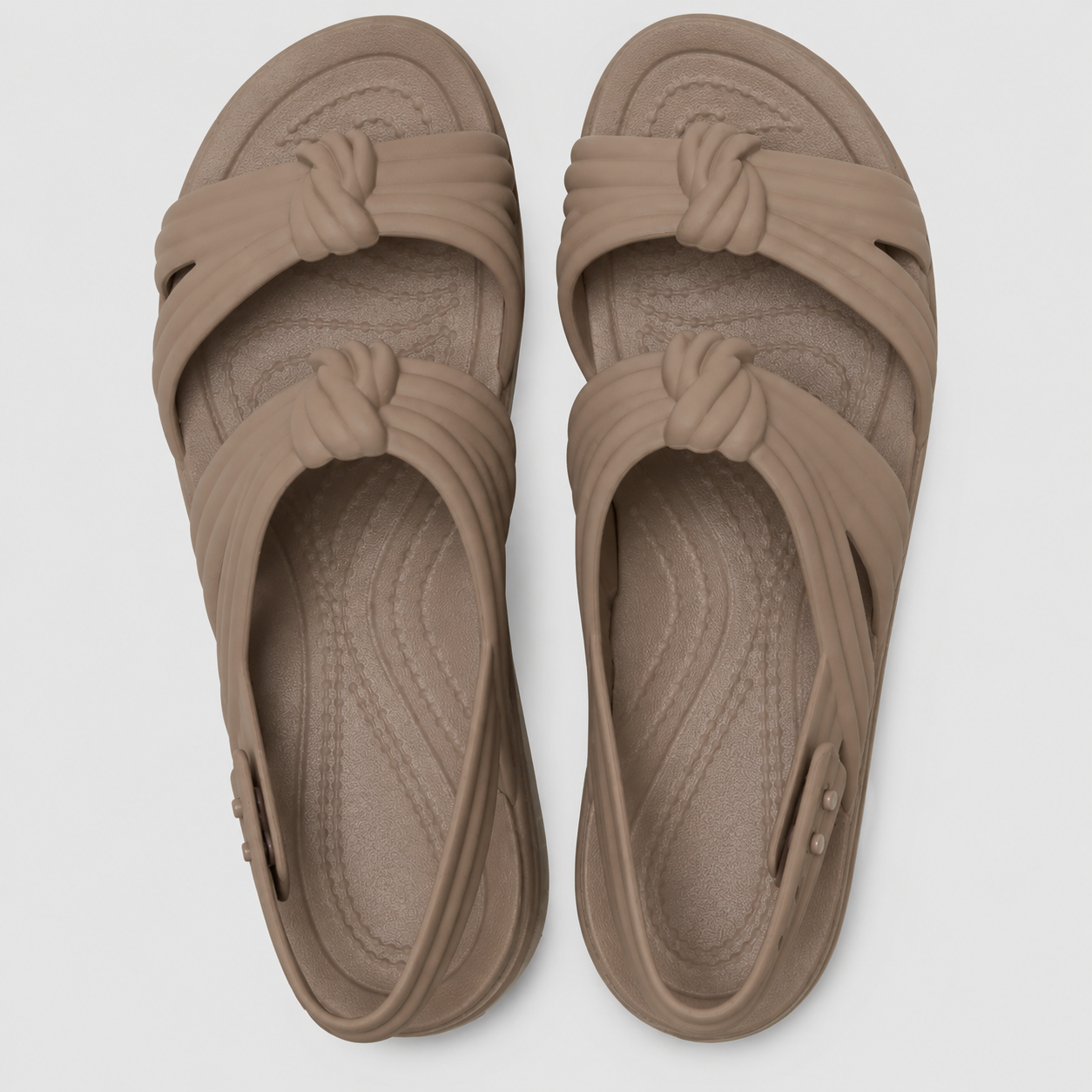 Knot Strap Low Wedge Sandals for Women