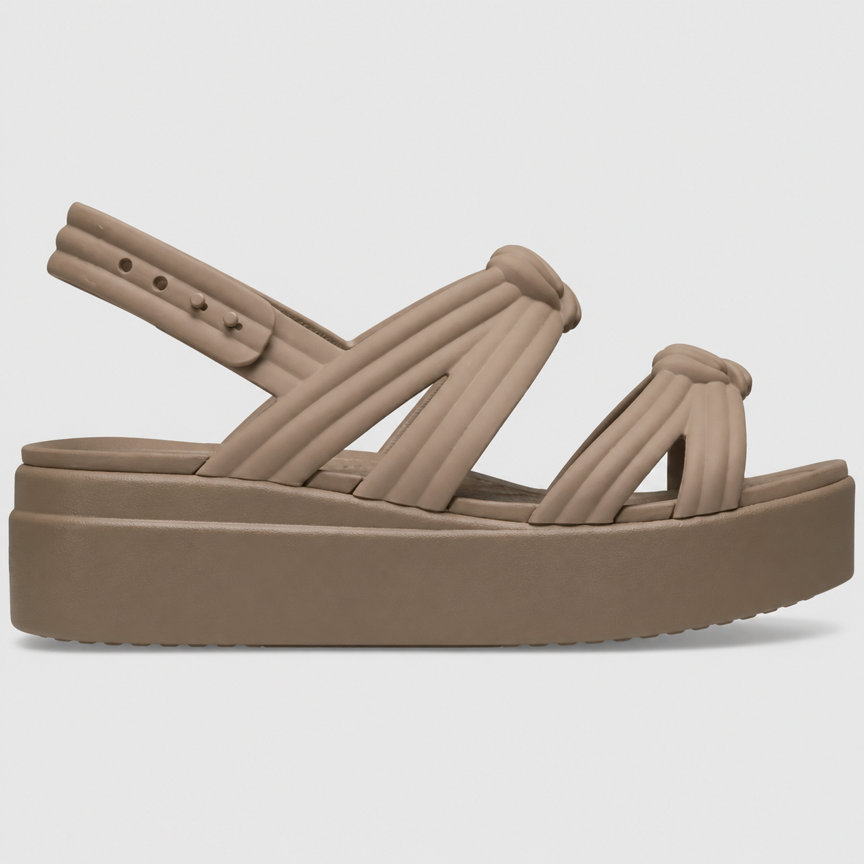 Knot Strap Low Wedge Sandals for Women
