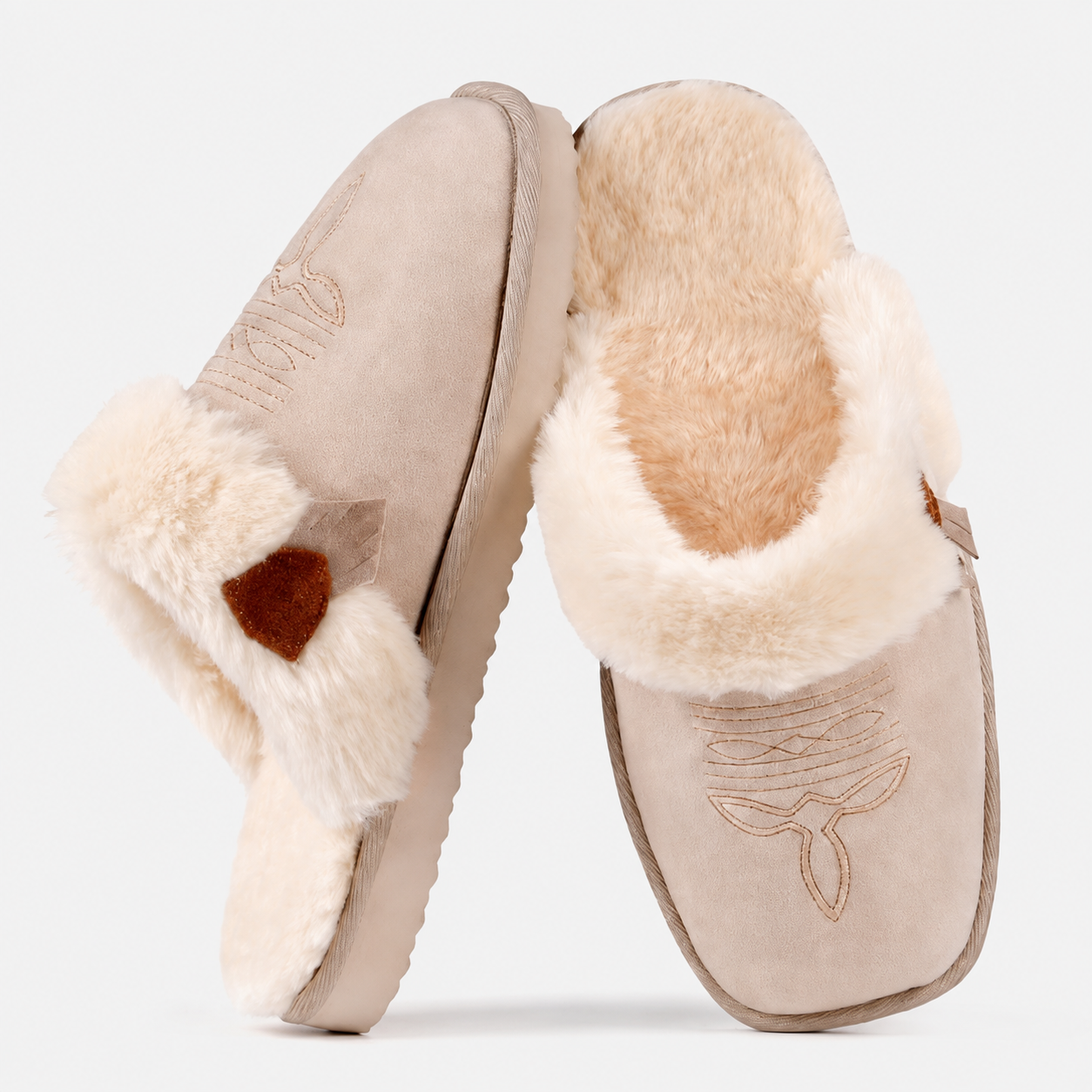 Faux Fur Fluffy Boot Slippers For Women