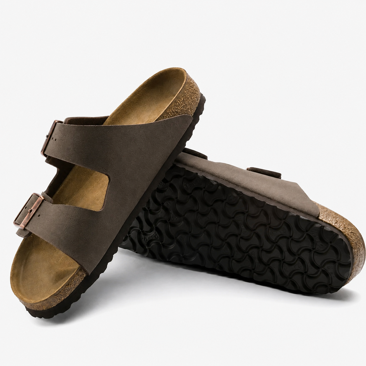 Double Buckle Slide Sandals for Casual Everyday Wear