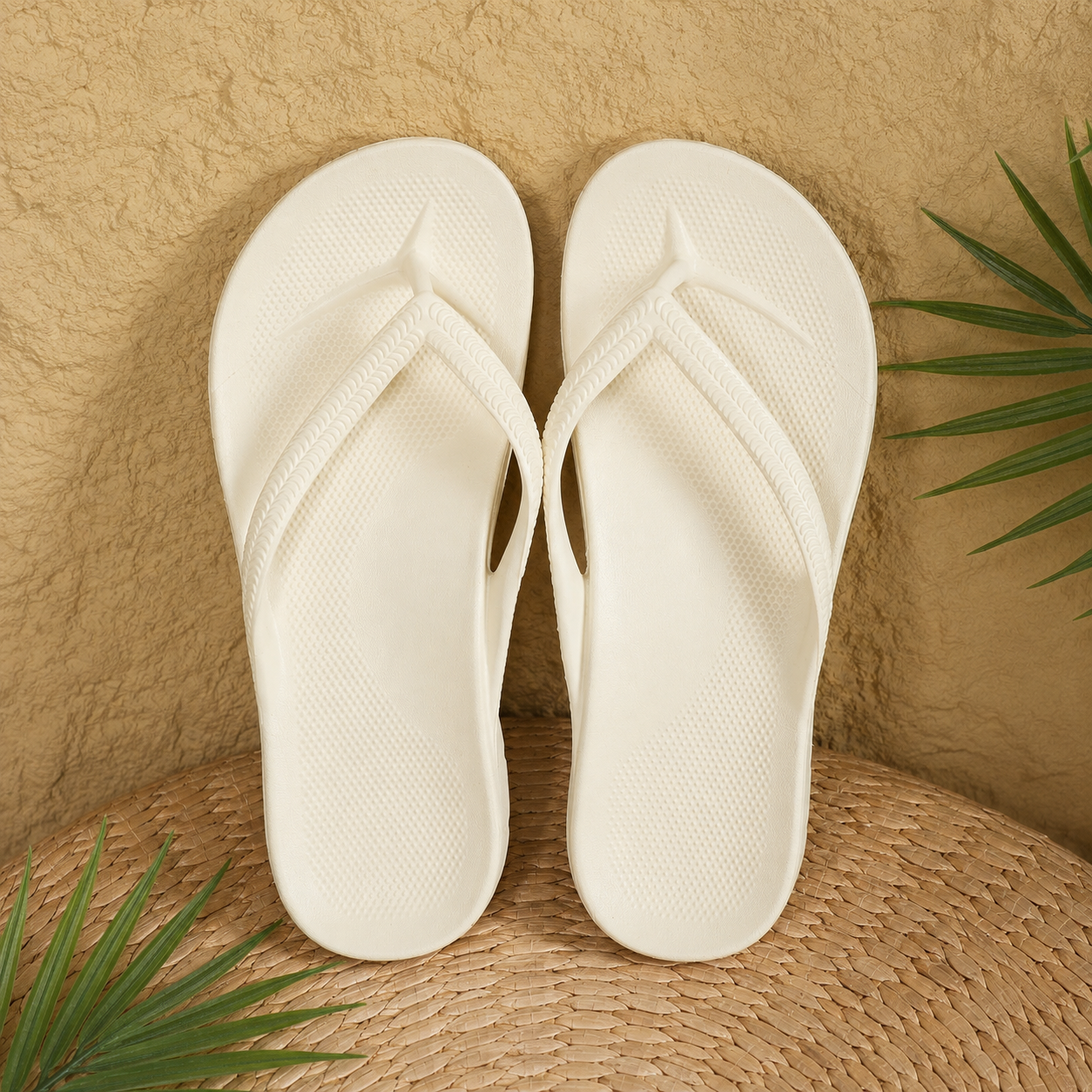 Casual Solid Open Toe Flip Flops For Women