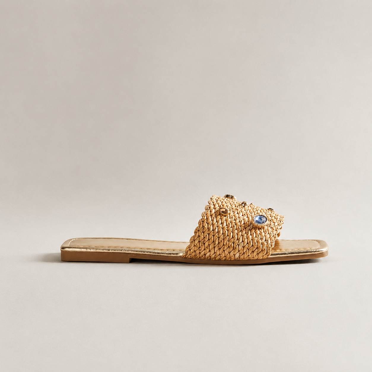 Glamorous Shell Decor Slip On Summer Sandals For Women