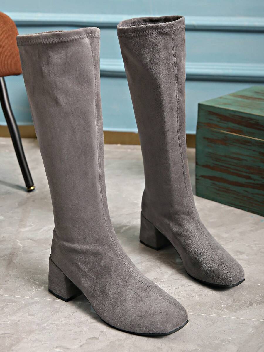 Elastic Slim Stretch High Boots
