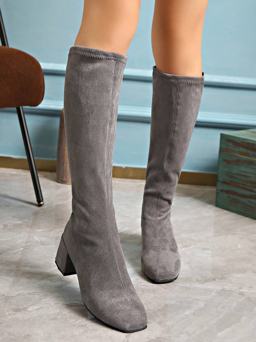 Elastic Slim Stretch High Boots