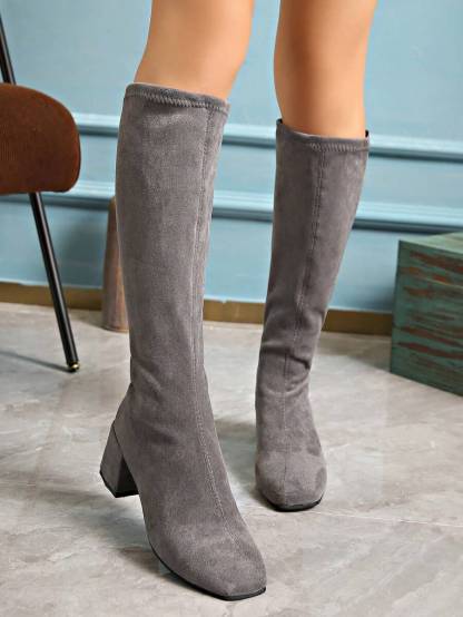 Elastic Slim Stretch High Boots