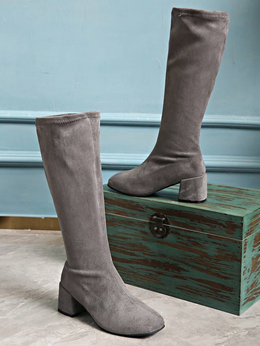 Elastic Slim Stretch High Boots