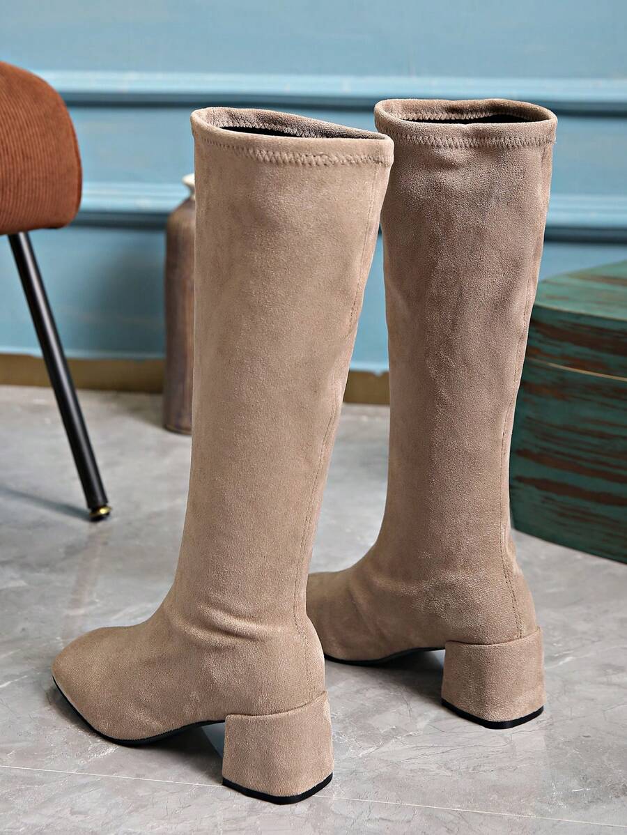 Elastic Slim Stretch High Boots