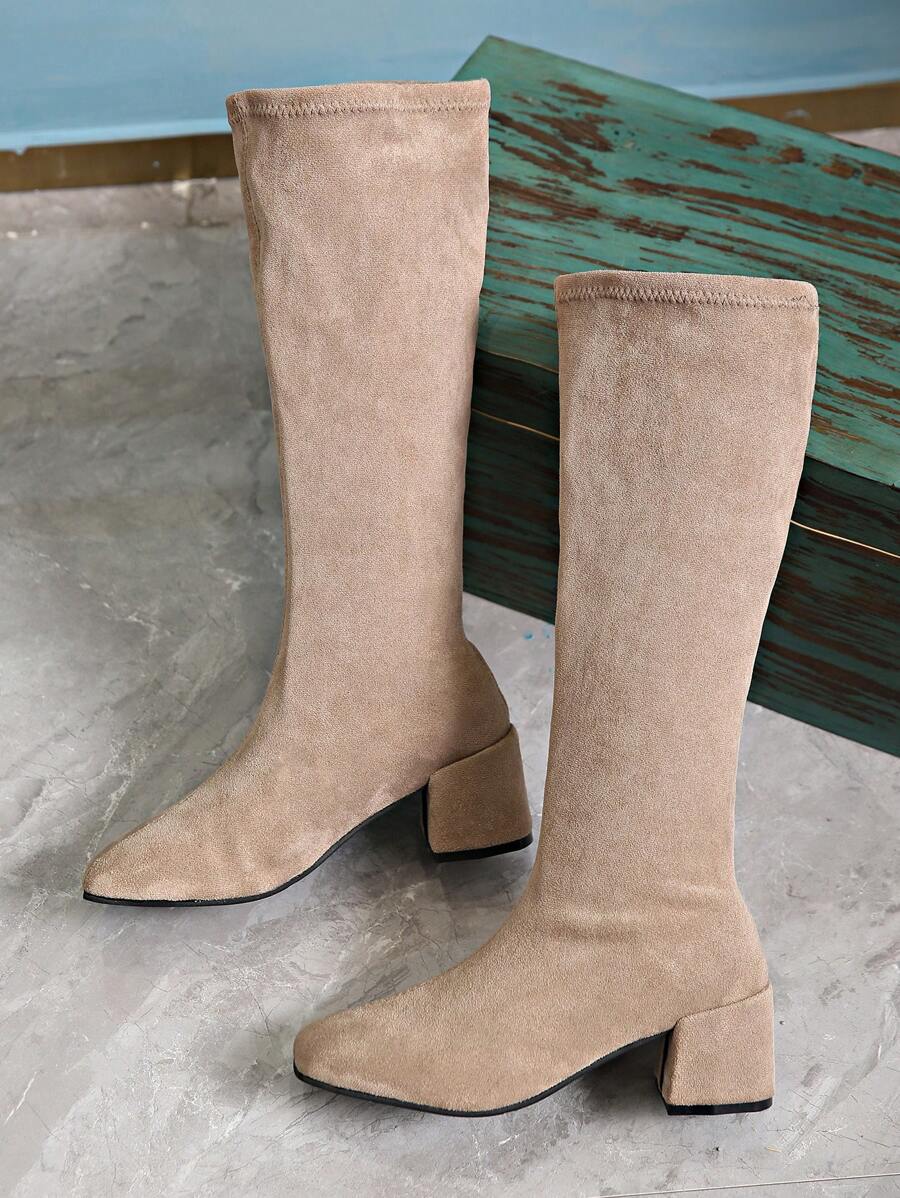Elastic Slim Stretch High Boots