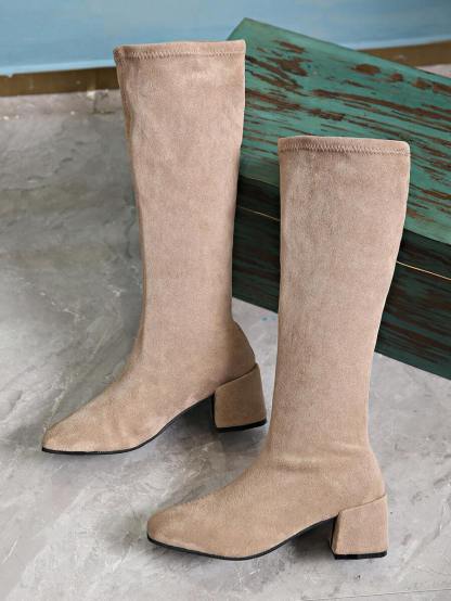 Elastic Slim Stretch High Boots