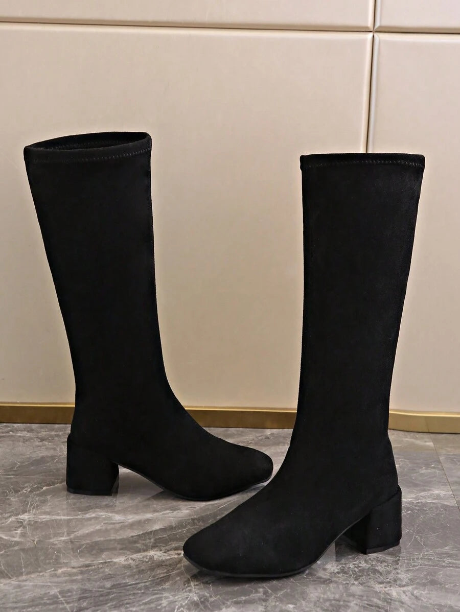 Elastic Slim Stretch High Boots