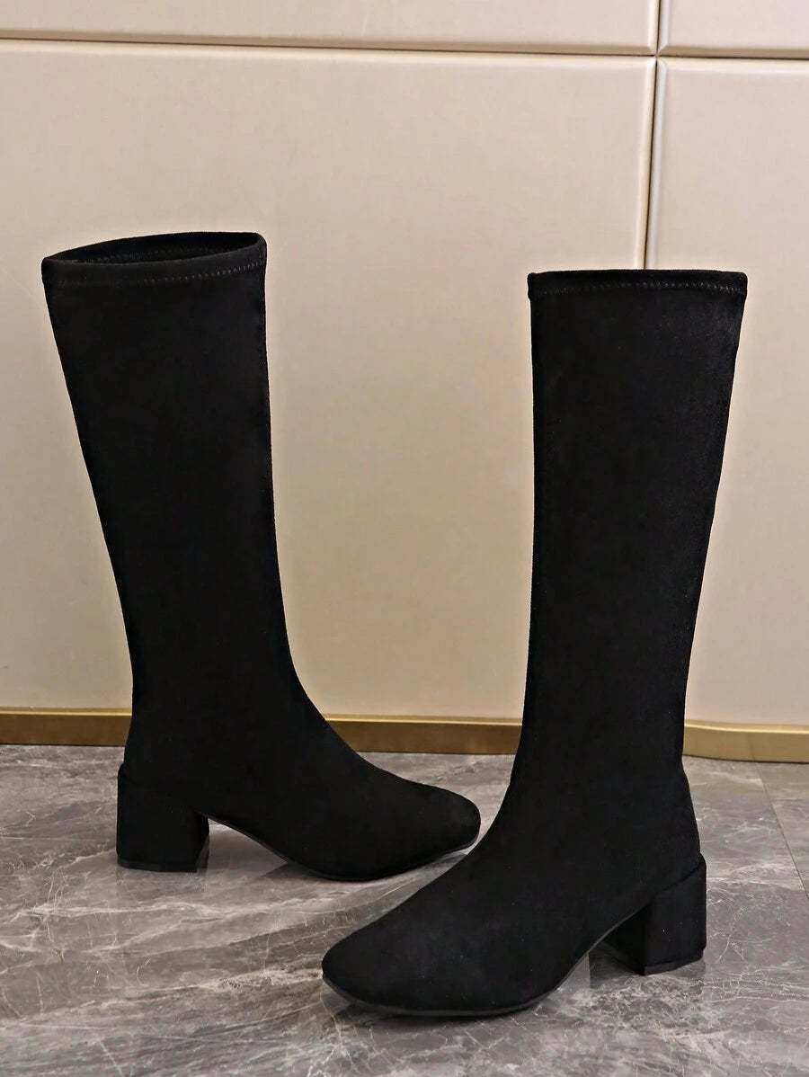 Elastic Slim Stretch High Boots