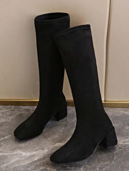 Elastic Slim Stretch High Boots