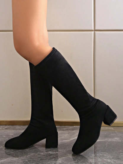 Elastic Slim Stretch High Boots