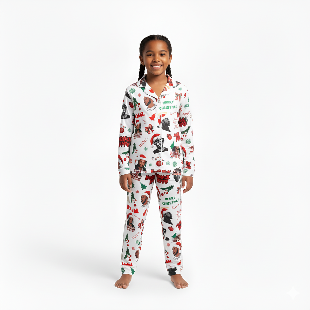 Kendrick Lamar Music Theme Pajama Set