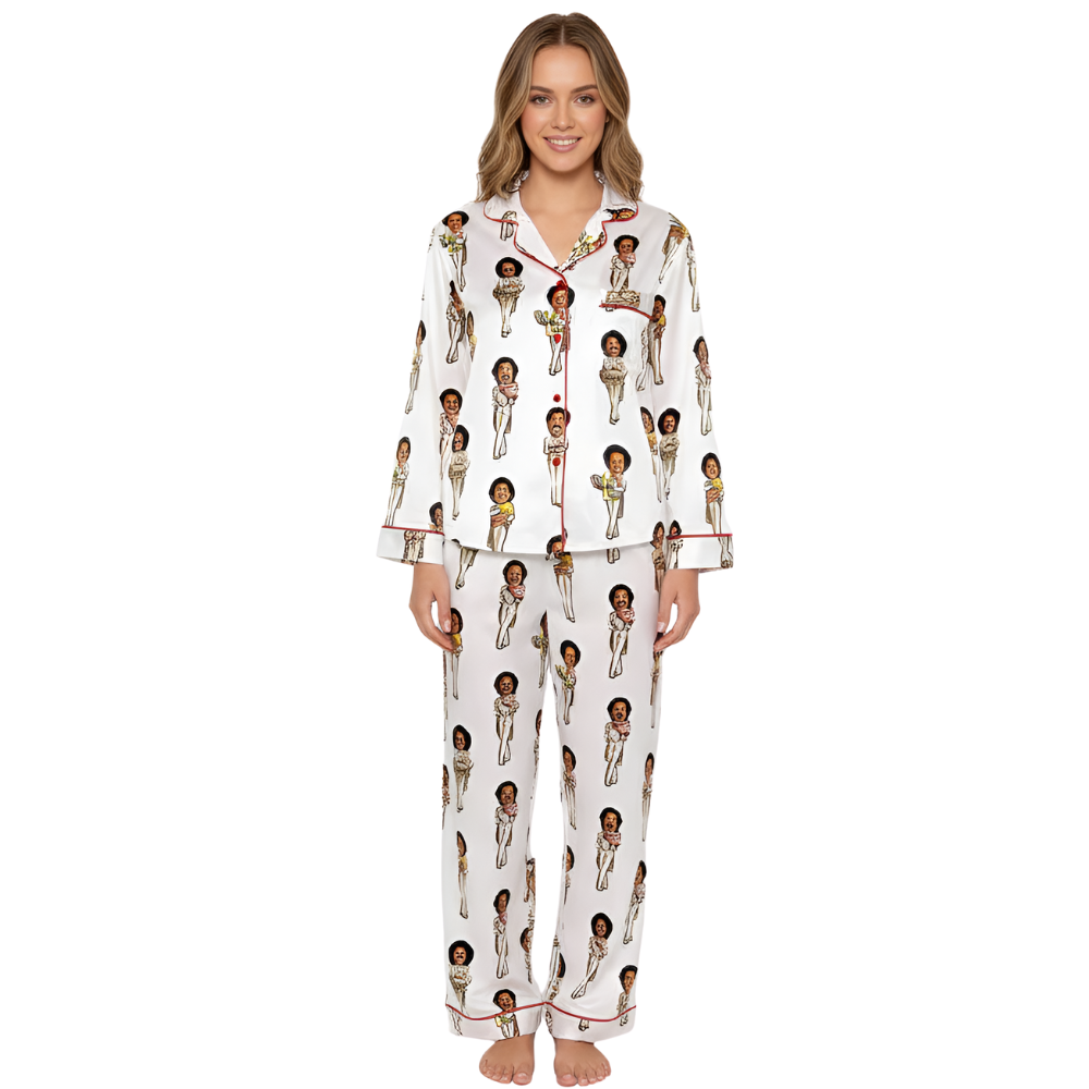 In My Mind Printed Family Funny Christmas Pajama Set