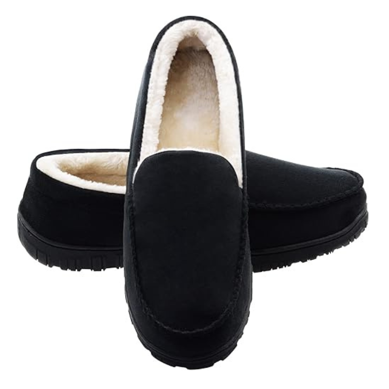 Plush Moccasins Sturdy Outsole – Ideal for Indoor and Outdoor Use