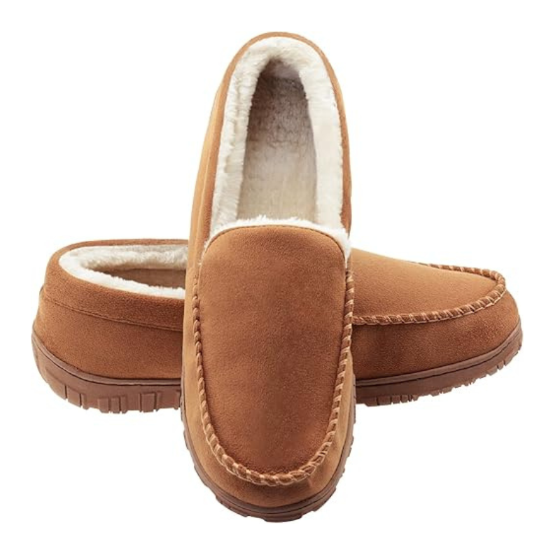 Plush Moccasins Sturdy Outsole – Ideal for Indoor and Outdoor Use