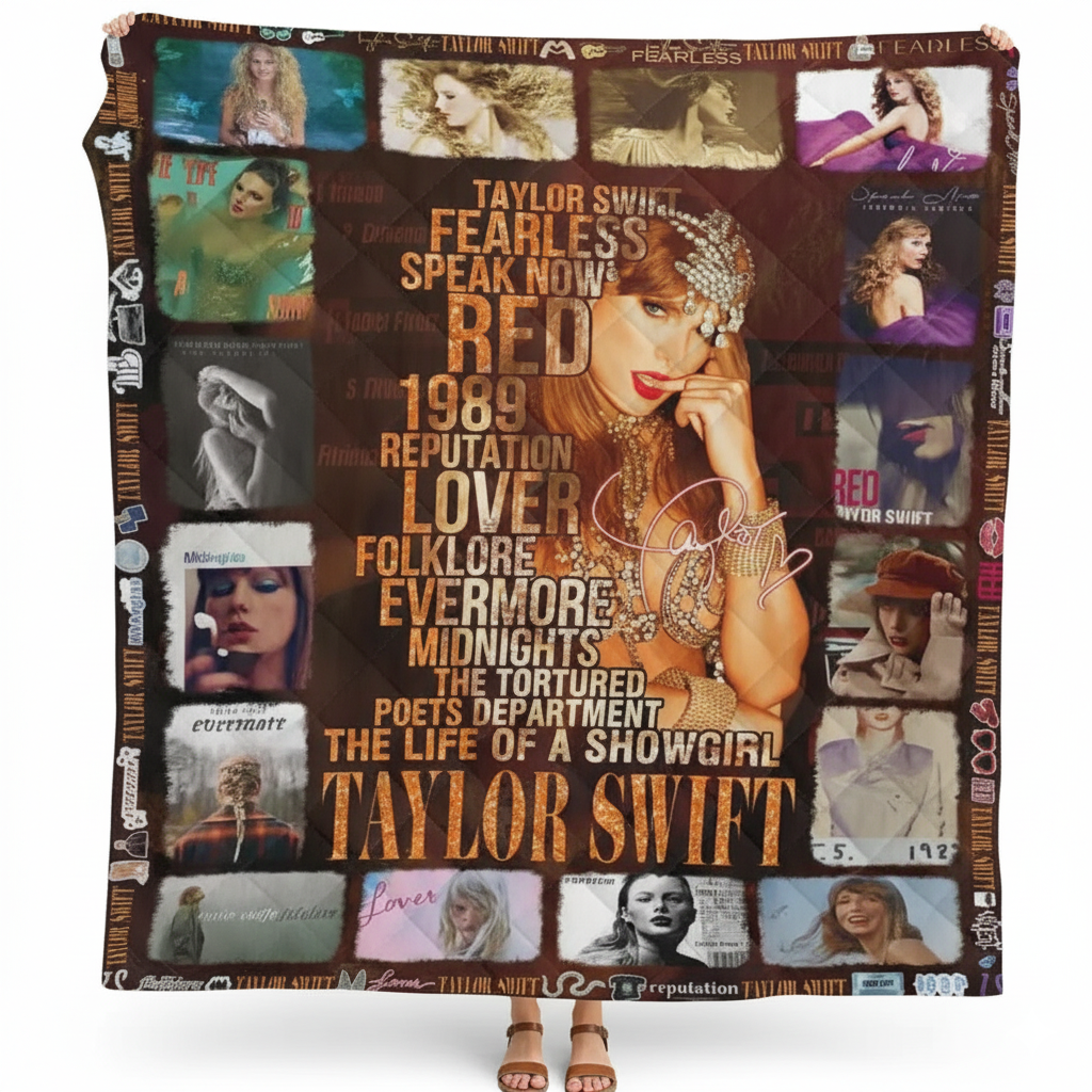 TS Inspired Blanket for Music Fans And Collectors